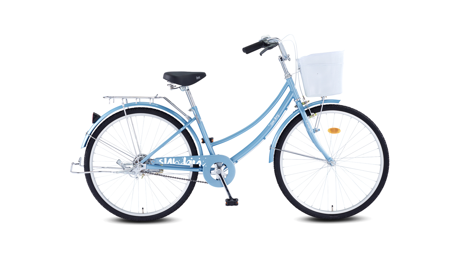 blue colour bicycle