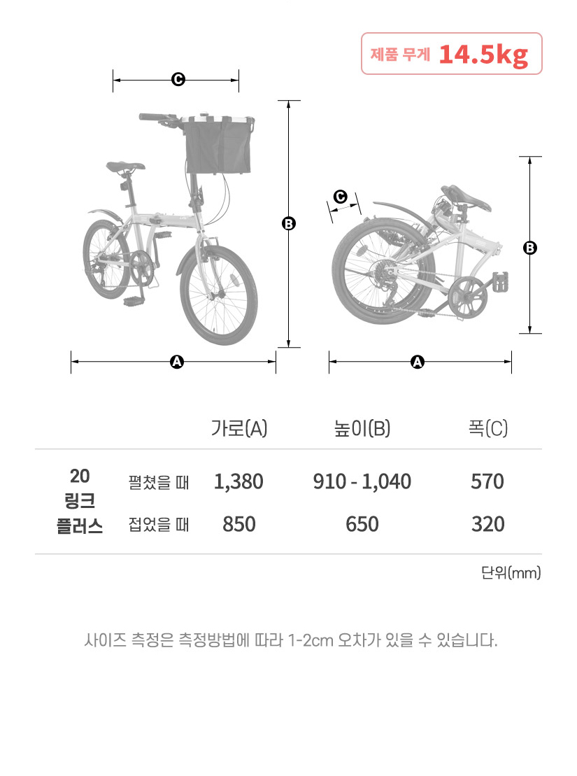 프레임 사이즈