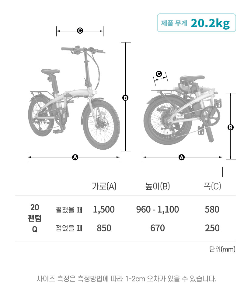 프레임 사이즈