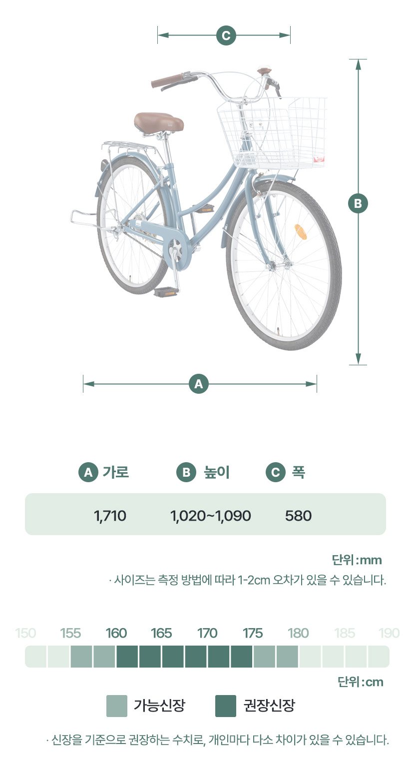 프레임 사이즈