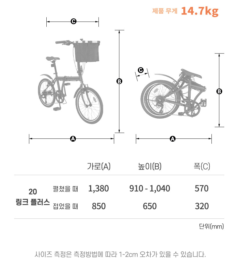 프레임 사이즈